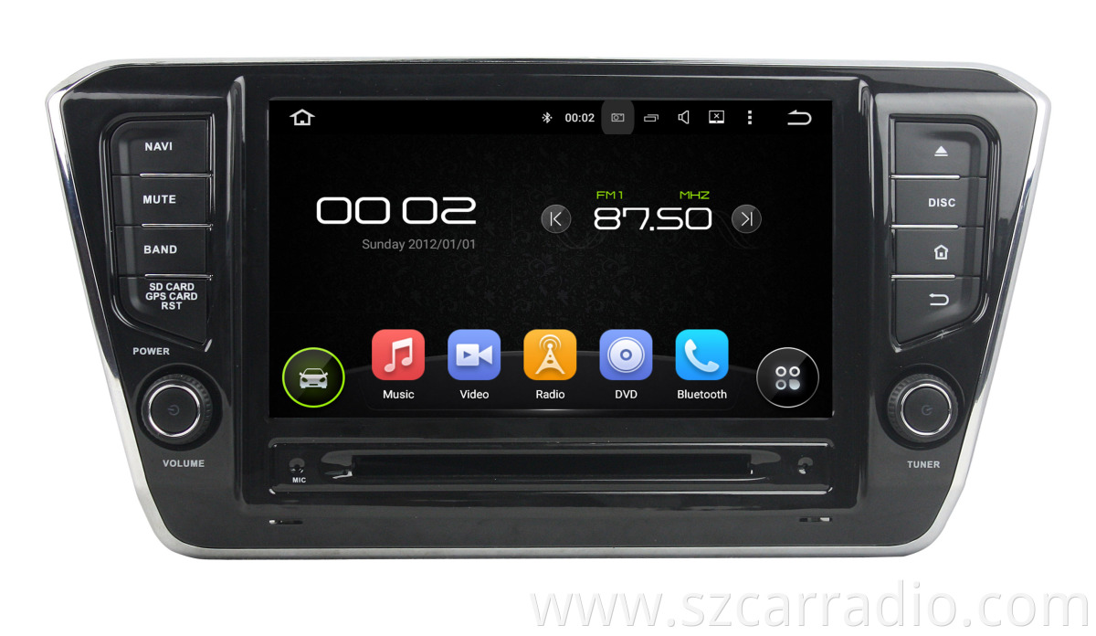 DAB function Car Radio Player for Superb 2015